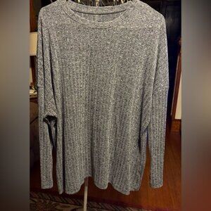 SHEIN Gray Long Sleeve Top